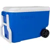 Image de Igloo Wheelie Cool 38 Glacière sur Roues, 36 Litre, Bleu/Blanc