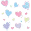 Image de Stickers Repositionnables, Multitudes de Coeurs