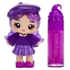 Image de Yummiland - 1 poupée 10 cm et un gloss pailleté à créer - Greta - Goût Raisin - Dès 4ans