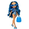 Image de Rainbow High Swim & Style - Poupée mannequin ariculée 27 cm - Skyler (Bleue) - Maillot de bain + Paréo - à partir de 4 ans