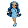 Image de Junior High Pyjama Party - Poupée mannequin articulée 22 cm - Skyler (Bleue) - Nombreux accessoires - à partir de 4 ans