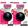 Image de KONG Extreme Ball avec Trou - Jouet pour Chien Durable en Caoutchouc Naturel pour l'Entraînement et Le Jeu - pour Chiens Grands/Moyens - Noir