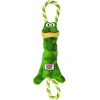 Image de KONG - Tugger Knots Frog - Jouet de traction, rembourrage minimal et boucles - Pour Chien Petit/Moyen