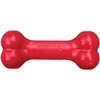Image de KONG Goodie Bone - Os Classique en Caoutchouc Naturel Durable pour Chien - Distributeur De Friandises - pour Petits Chiens - Rouge