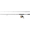Image de Abu Garcia Black Max Spinning Combo | Canne à pêche et Moulinet pour la pêche en Eau Douce du brochet et du Sandre | Poids léger | Canne Noire de 2,13 m à Vitesse modérée | Moulinet de Taille 2500