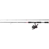 Image de Abu Garcia Cardinal X Combo Ensemble Canne et Moulinet Spinning pour la Pêche des Carnassiers au Leurre en Eau Douce, noir/rouge