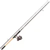 Image de Abu Garcia Combo Tormentor, Composé d'une Canne à Pêche Spinning et d'un Moulinet Rempli avec de la Tresse Berkley Fireline 8 Brins
