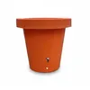 Image de Plast'Up Rotomoulage Récupérateur d'eau aérien carré Potager 400l Hauteur 1m Orange Lluvia