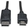 Image de Eaton Tripp Lite Câble adaptateur DisplayPort vers HDMI, DP vers HDMI, M/M, Résolution HD 1080P, Noir, 90cm, Garantie de 3 ans (P582-003)