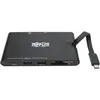 Image de Eaton Tripp Lite Station d’Accueil USB-C, 4K à 30 Hz HDMI, VGA, Port Gigabit Ethernet, 100W Charge, USB 3.2 Gen 1, Noir, Garantie de 3 Ans (U442-DOCK3-B)