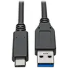 Image de Tripp Lite Câble USB 3.1 Gen 2 10 Gbit/s USB-C vers USB-A, certifié USB-IF, Type-C, Thunderbolt 3, (M/M), 0,91 m (U428-C03-G2)