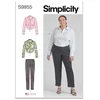 Image de SIMPLICITY SS9855M1 Haut et pantalon pour femme M1 (38-40-42-44-46)