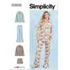 Image de SIMPLICITY SS9856A Vêtements de nuit pour femme A (XS-S-M-L-XL-XXL)