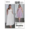 Image de SIMPLICITY Patron de couture SS9946Y5 Robes pour femme par Mimi G Style Y5 (46-50-50-52-54)