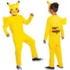 Image de Pokémon - Déguisement Pikachu Pokémon - Taille L (10-12 Ans) - Costume avec Queue + Masque - Licence Officielle - Confort - Pour Haloween et Anniversaire - Inspiré du Jeu Vidéo - Idée Cadeau Enfant