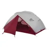 Image de MSR Elixir Lightweight Backpacking Tent randonnée Unisexe, Gris/Rouge, 2 Person