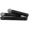 Image de Shure BLX288/B58 Système de Microphone sans Fil UHF   Parfait pour l'église, Le karaoké   Autonomie de la Batterie de 14 Heures, portée de 100 m | Comprend (2) micros vocaux Portables Beta 58A,