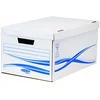 Image de Fellowes Basic Bankers Box Lot de 5 Conteneurs maxi Blanc/Bleu