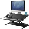 Image de Fellowes Lotus DX Poste de travail assis-debout 8081001 noir pour 2 moniteurs