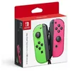 Image de Paire de manettes Joy-Con Nintendo Switch Vert Néon et Rose Néon en occasion ou reconditionné