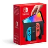 Image de Nintendo Switch (modèle OLED) avec manettes Joy-Con bleu néon / rouge néon en occasion ou reconditionné