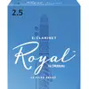 Image de Rbb1025 - Anches Rico Royal Clarinette Mib Force 2.5 Pack De 10