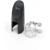 Image de Ligature Couvre-bec Rico Sax Soprano Plaquée Nickel