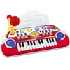 Image de Bontempi | MiniKeyFun : Jouet à 24 Touches avec Microphone et pupitre de Lecture pour Petits Musiciens