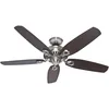 Image de Hunter 132 cm | 52 pouces Builder Elite Ventilateur de Plafond Nickel Brossé avec Chaînette, 50566