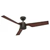 Image de HUNTER FAN Ventilateur de Plafond Cabo Frio 132 cm pour Intérieur et Extérieur, avec Commande Murale, 3 Pales Réversibles en Hêtre, pour Été et Hiver, Modèle 50635