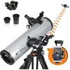 Image de Celestron 22461 StarSense Explore DX 130 Télescope réflecteur newtonien, avec Application pour Smartphone - Compatible iOS/Android