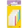 Image de Post-it Marque-Pages Rigides, Couleurs Assorties - 24 Marque-Pages, 50.8 mm x 38.1 mm - Pour Marquer, Surligner ou Codifier des Informations