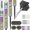 Image de Unicorn Jeu de fléchettes Professionnelles avec Pointe en Acier | Chris « Hollywood » Dobey Code Players DNA | 90% tungstène Naturel avec Accents Multicolores en Titane | 21 g