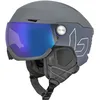 Image de Bollé V-RYFT Pure Grey Matte S 52-55cm - Photochromic Blue Cat 1 to 3 - Casques de Ski - Photochromic Blue Cat 1 to 3 - Taille S - Unisexe - Adulte