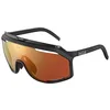 Image de Bollé - Chronoshield, Lunettes de Soleil - Noir mat, Verres photochromiques Phantom Marron-rouge, Grande Taille, adulte pour Homme et Femme