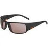 Image de bollé King, Lunettes de soleil unisexe pour adultes, Matt Black Metal Brown, Large