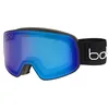 Image de Bollé NEVADA Black Cross Matte - Phantom+ Blue Semi-Polarized Photochromic Cat 1 to 3 - Masques de ski - Taille M-L - Adulte