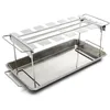 Image de Broil King Barbecue/Barbecue/Grill, Wing Rack, Acier Inoxydable, 5 x 5 x 5 cm, 64152