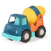 Image de Battat - Wonder Wheels - Camion à Ciment - Camion avec bétonnière - Pièces Mobiles - Jouet de Construction Robuste pour Tout-Petits et Enfants - 1 an et +