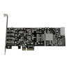 Image de Carte contrôleur PCI Express à 4 ports USB 3.0 - STARTECH - PEXUSB3S42V - UASP et alimentation SATA/LP4