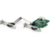 Image de StarTech.com Carte Adaptateur Série RS232 PCI Express à 2 port - Carte Contrôleur Hôte Série PCIe RS232 - PCIe vers Série DB9 - 16950 UART - Carte d'Extension Profil Bas - Win/Linux (PEX2S953LP)