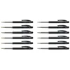 Image de BIC Lot de 3 Stylos bille Rétractable M10 CLIC medium pointe moyenne 1 mm noire