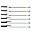 Image de BIC Lot de 6 Stylos à bille ECOlutions Round Stic Corps Transparent Glacé Noir