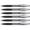 Image de BIC Lot de 6 Stylos bille ATLANTIS SOFT pointe moyenne 1 mm noir