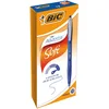 Image de BIC Atlantis Soft - Stylos-Bille Rétractables - Pointe Moyenne (1,0 mm)   Encre Fluide Bleue, Boîte de 12