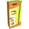 Image de BIC Highlighter Grip Surligneurs Pointe Biseautée - Vert, Boîte de 12