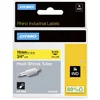 Image de DYMO Rhino Industrielles Gaines thermorétractables autocollantes | 24 mm x 1,5 m | impression en noir sur fond blanc