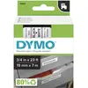 Image de Etiquettes pour Imprimante Dymo S0720830 Noir/Blanc
