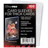 Image de Ultra Pro Lot de 100 Pochettes épaisses Transparentes en Plastique pour Cartes jusqu'à 130 Points