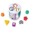 Image de Baby Einstein, Boîte à Formes Zen & Cal's Playground, 6 Formes pour découvrir Formes et Couleurs, Ensemble de Jouets sensoriels pour bébés et Jeunes Enfants, à partir de 6 Mois